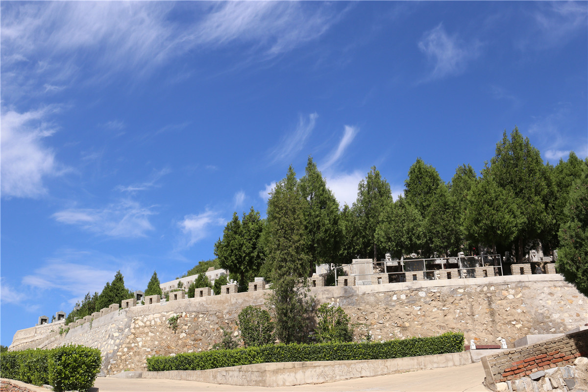 龙泉公墓园区景观